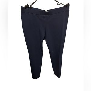 Navy blue crown ivy dress skinny legging warm thick petite lg